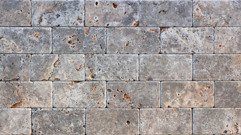 Stone Backsplash Installation detail